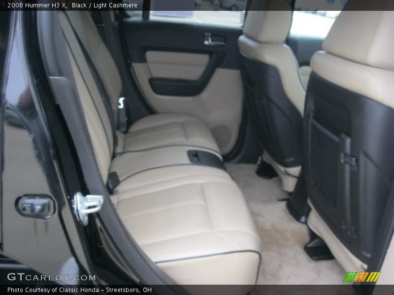 Black / Light Cashmere 2008 Hummer H3 X