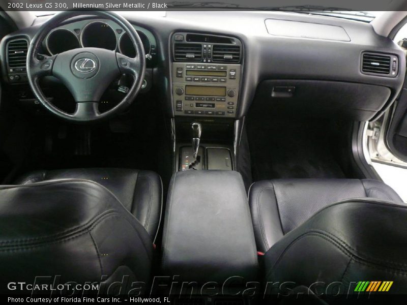 Millennium Silver Metallic / Black 2002 Lexus GS 300