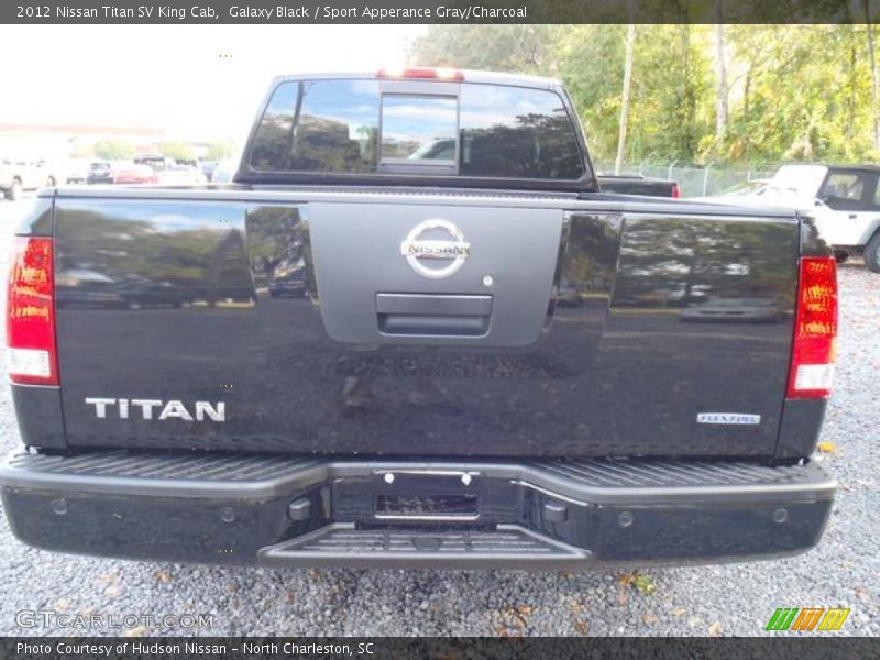 Galaxy Black / Sport Apperance Gray/Charcoal 2012 Nissan Titan SV King Cab