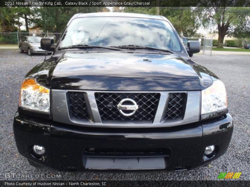 Galaxy Black / Sport Apperance Gray/Charcoal 2012 Nissan Titan SV King Cab