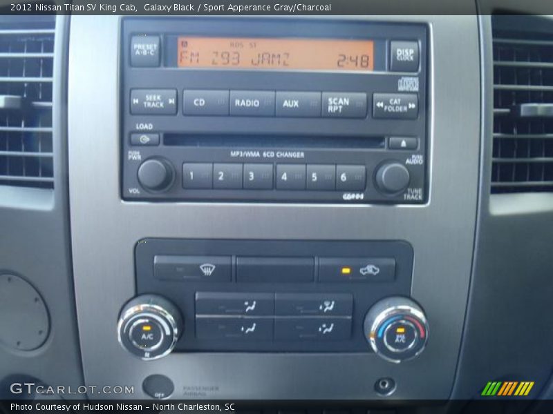 Galaxy Black / Sport Apperance Gray/Charcoal 2012 Nissan Titan SV King Cab