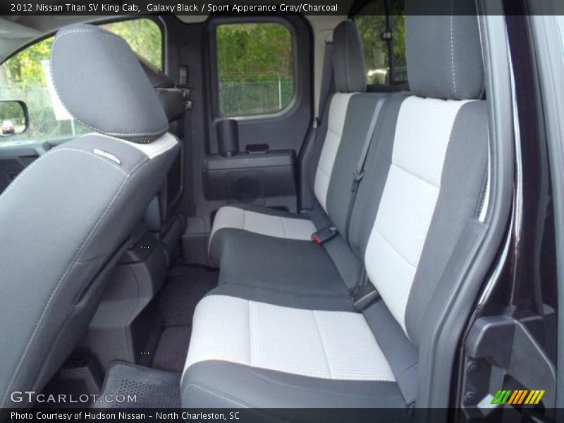 Galaxy Black / Sport Apperance Gray/Charcoal 2012 Nissan Titan SV King Cab