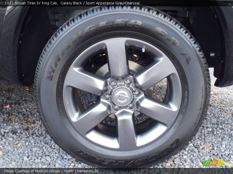 Galaxy Black / Sport Apperance Gray/Charcoal 2012 Nissan Titan SV King Cab