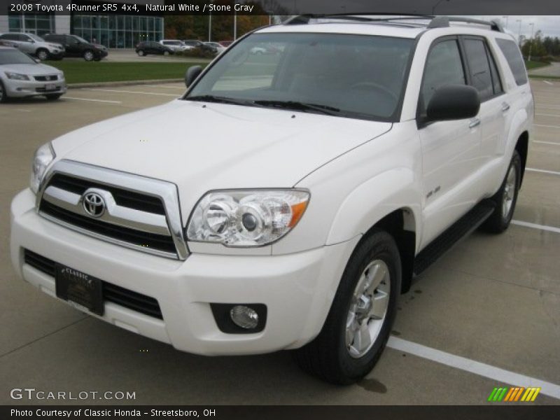 Natural White / Stone Gray 2008 Toyota 4Runner SR5 4x4