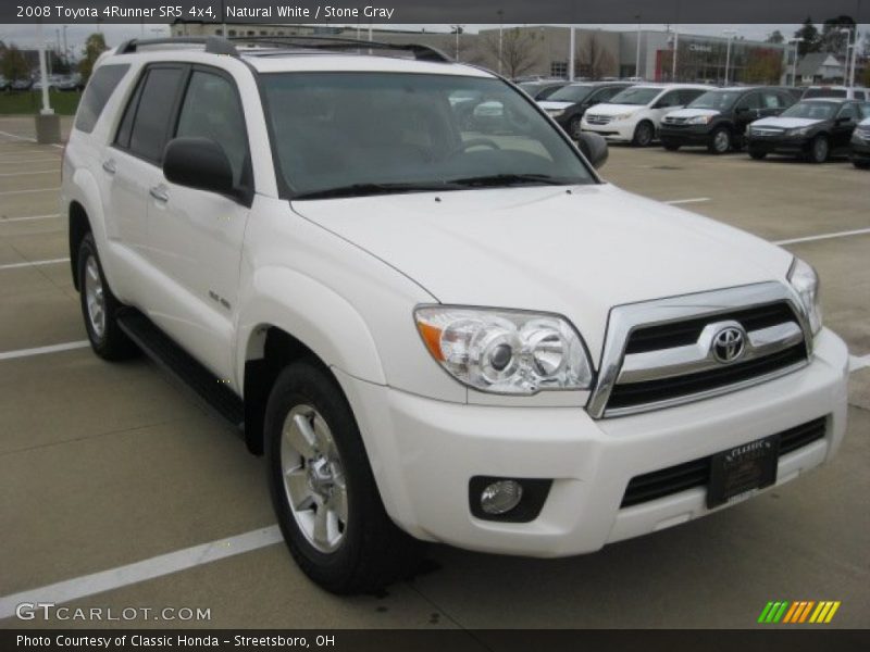 Natural White / Stone Gray 2008 Toyota 4Runner SR5 4x4