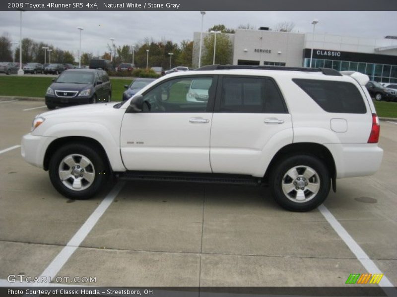 Natural White / Stone Gray 2008 Toyota 4Runner SR5 4x4