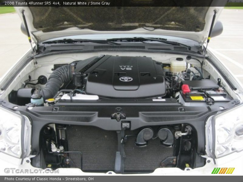 Natural White / Stone Gray 2008 Toyota 4Runner SR5 4x4