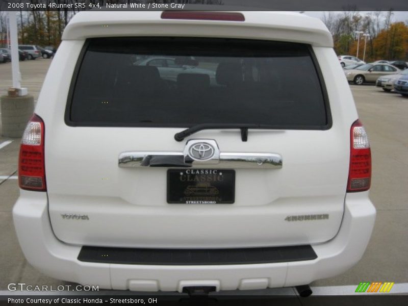 Natural White / Stone Gray 2008 Toyota 4Runner SR5 4x4