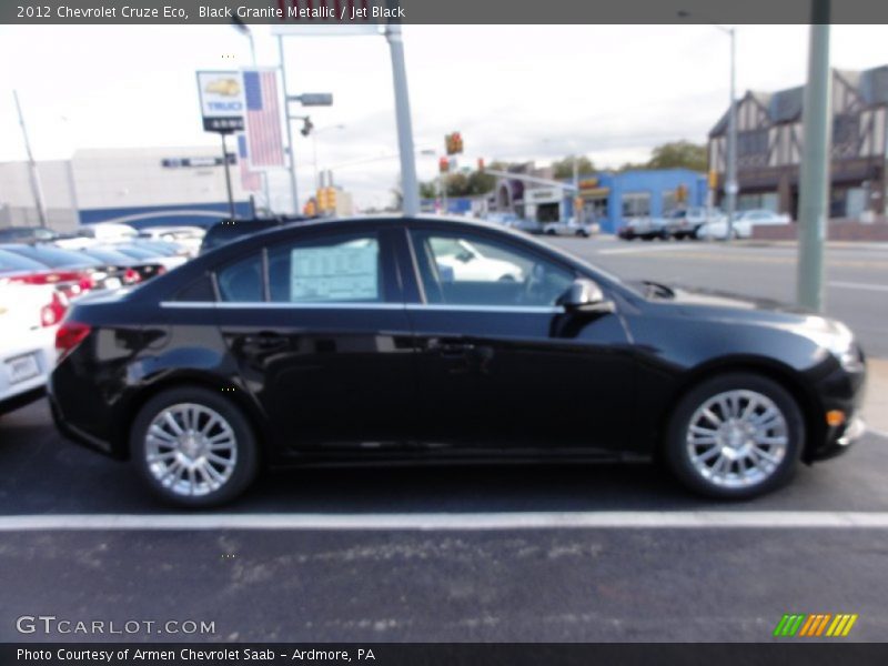 Black Granite Metallic / Jet Black 2012 Chevrolet Cruze Eco