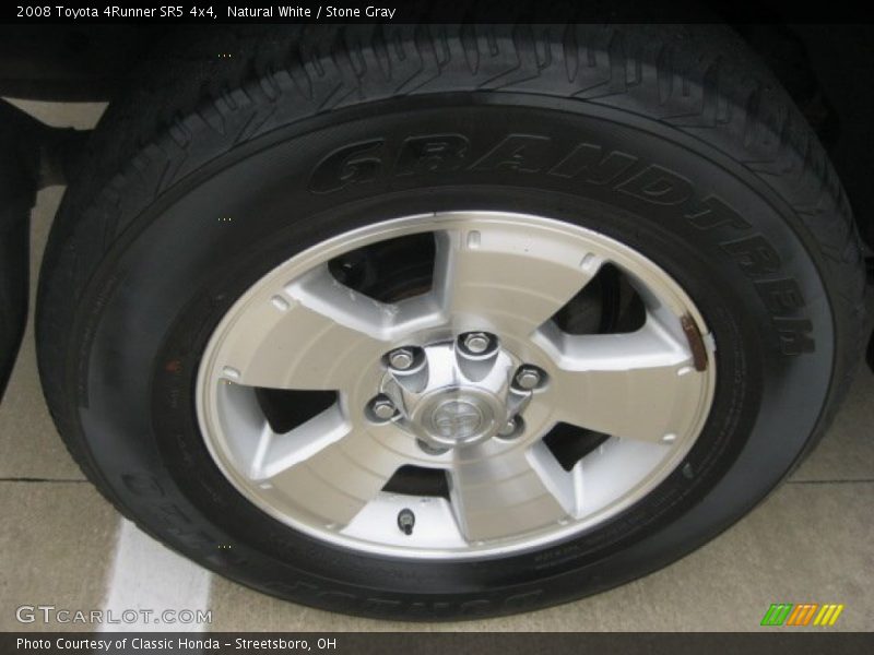Natural White / Stone Gray 2008 Toyota 4Runner SR5 4x4