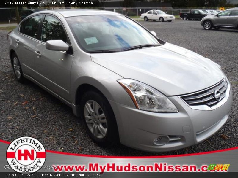 Brilliant Silver / Charcoal 2012 Nissan Altima 2.5 S
