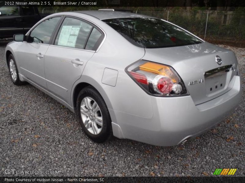 Brilliant Silver / Charcoal 2012 Nissan Altima 2.5 S