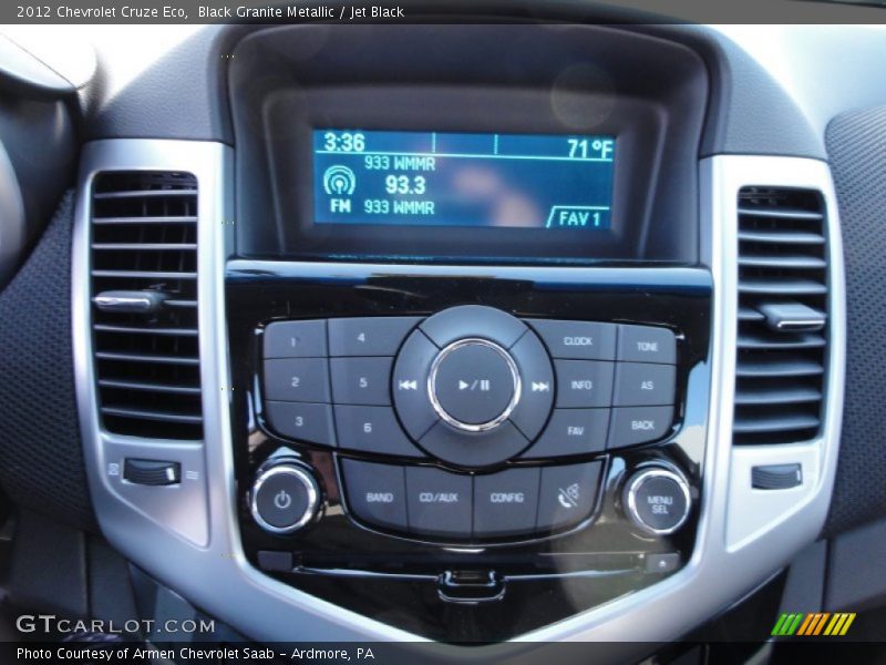 Controls of 2012 Cruze Eco