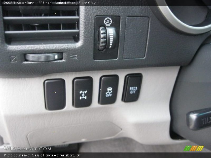 Natural White / Stone Gray 2008 Toyota 4Runner SR5 4x4