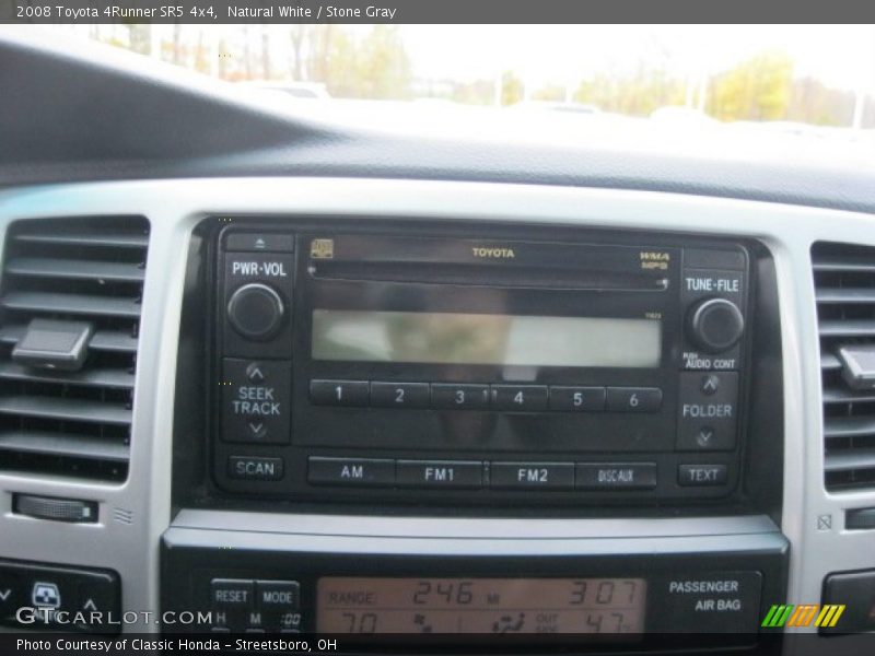 Natural White / Stone Gray 2008 Toyota 4Runner SR5 4x4