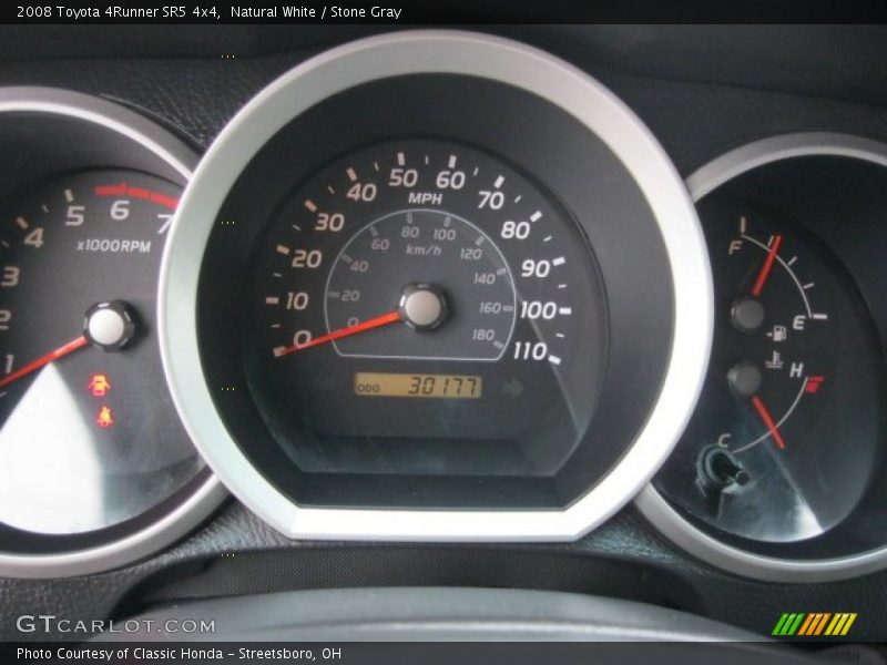 Natural White / Stone Gray 2008 Toyota 4Runner SR5 4x4