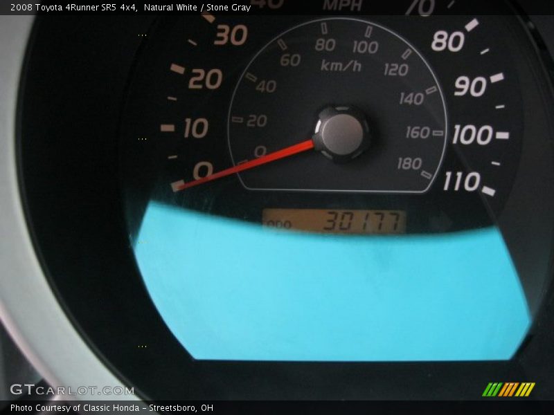 Natural White / Stone Gray 2008 Toyota 4Runner SR5 4x4