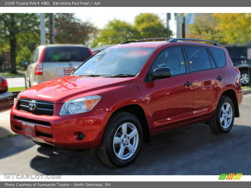 Barcelona Red Pearl / Ash 2008 Toyota RAV4 4WD