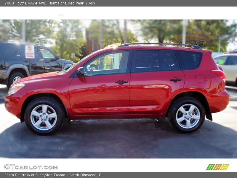 Barcelona Red Pearl / Ash 2008 Toyota RAV4 4WD