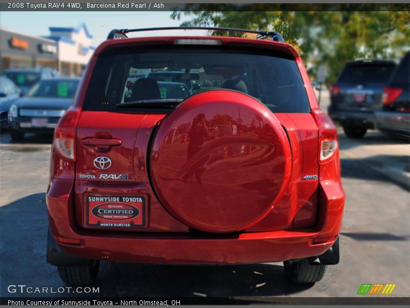 Barcelona Red Pearl / Ash 2008 Toyota RAV4 4WD