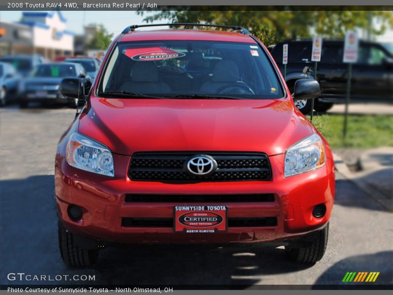 Barcelona Red Pearl / Ash 2008 Toyota RAV4 4WD