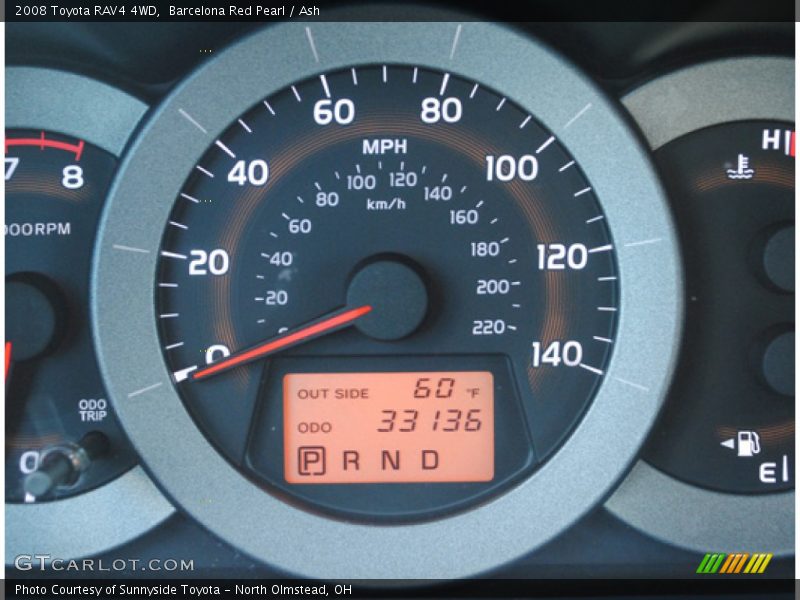 Barcelona Red Pearl / Ash 2008 Toyota RAV4 4WD