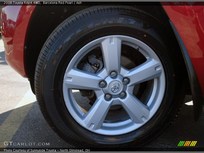 Barcelona Red Pearl / Ash 2008 Toyota RAV4 4WD