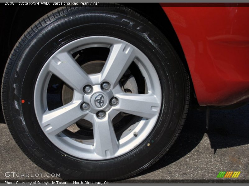 Barcelona Red Pearl / Ash 2008 Toyota RAV4 4WD