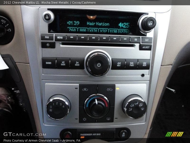 Mocha Steel Metallic / Cocoa/Cashmere 2012 Chevrolet Malibu LS