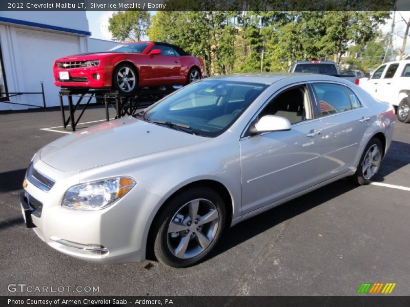 Silver Ice Metallic / Ebony 2012 Chevrolet Malibu LT