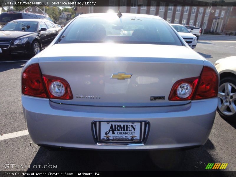 Silver Ice Metallic / Ebony 2012 Chevrolet Malibu LT