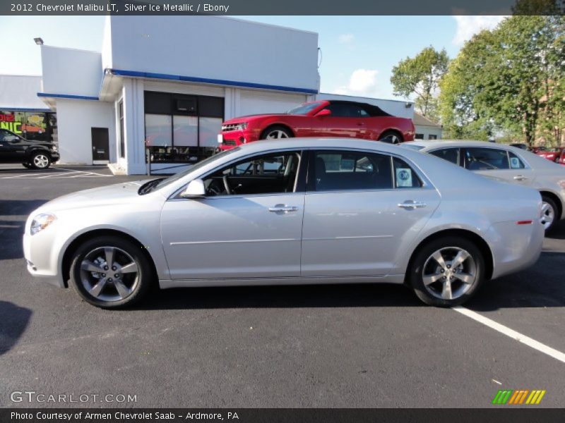 Silver Ice Metallic / Ebony 2012 Chevrolet Malibu LT