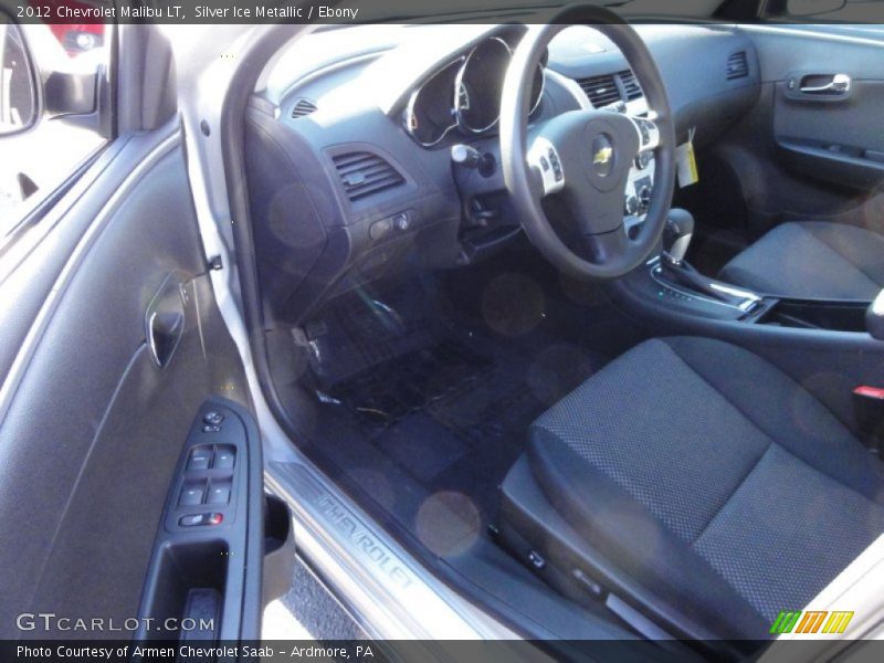 Silver Ice Metallic / Ebony 2012 Chevrolet Malibu LT