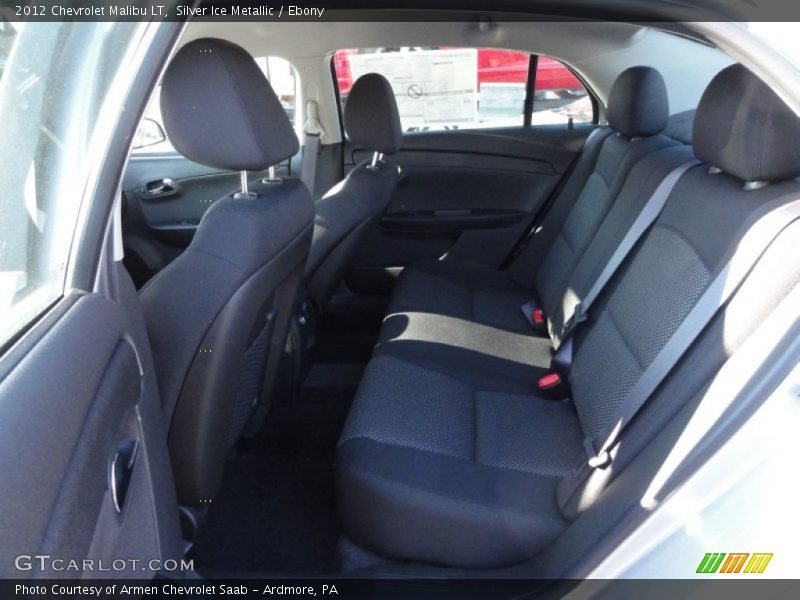 Silver Ice Metallic / Ebony 2012 Chevrolet Malibu LT