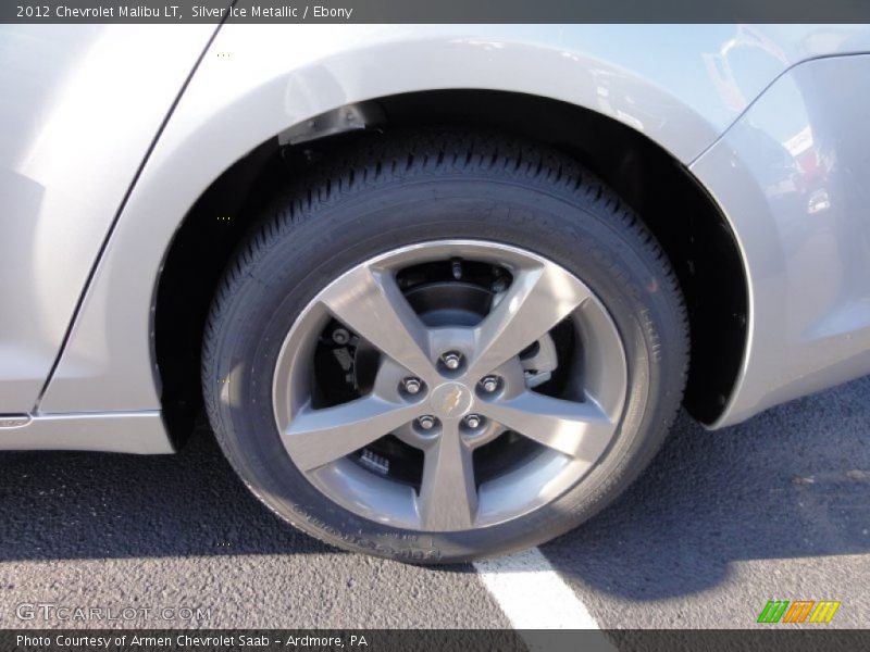Silver Ice Metallic / Ebony 2012 Chevrolet Malibu LT