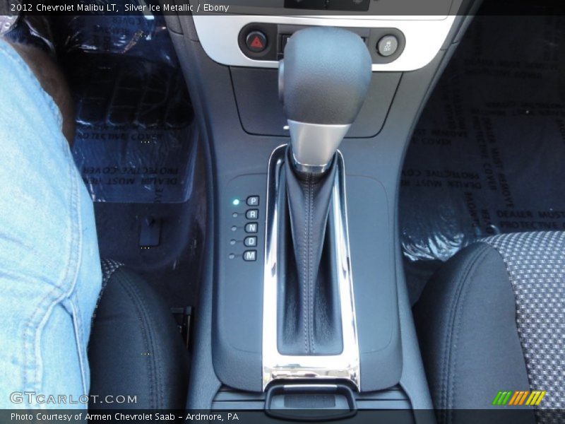 Silver Ice Metallic / Ebony 2012 Chevrolet Malibu LT