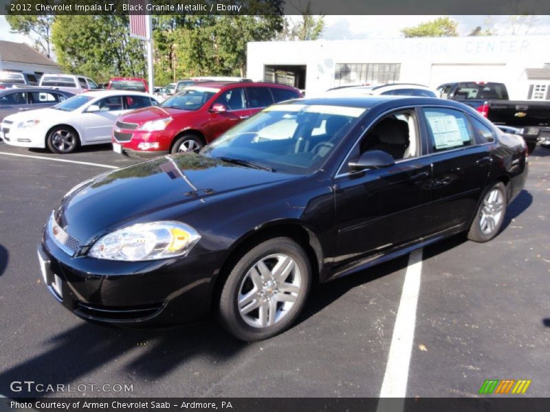 Black Granite Metallic / Ebony 2012 Chevrolet Impala LT