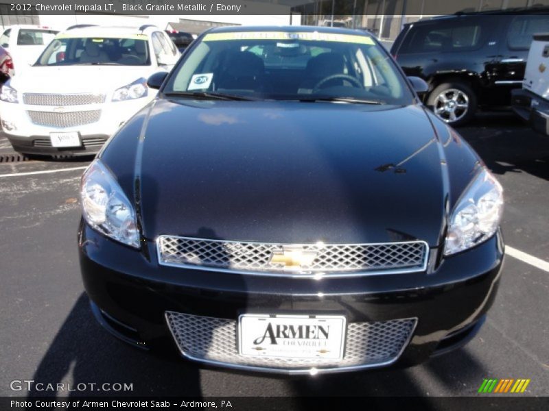 Black Granite Metallic / Ebony 2012 Chevrolet Impala LT