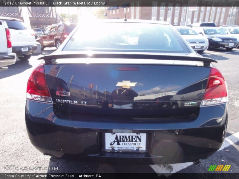 Black Granite Metallic / Ebony 2012 Chevrolet Impala LT