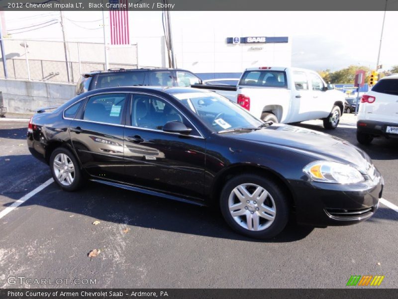 Black Granite Metallic / Ebony 2012 Chevrolet Impala LT
