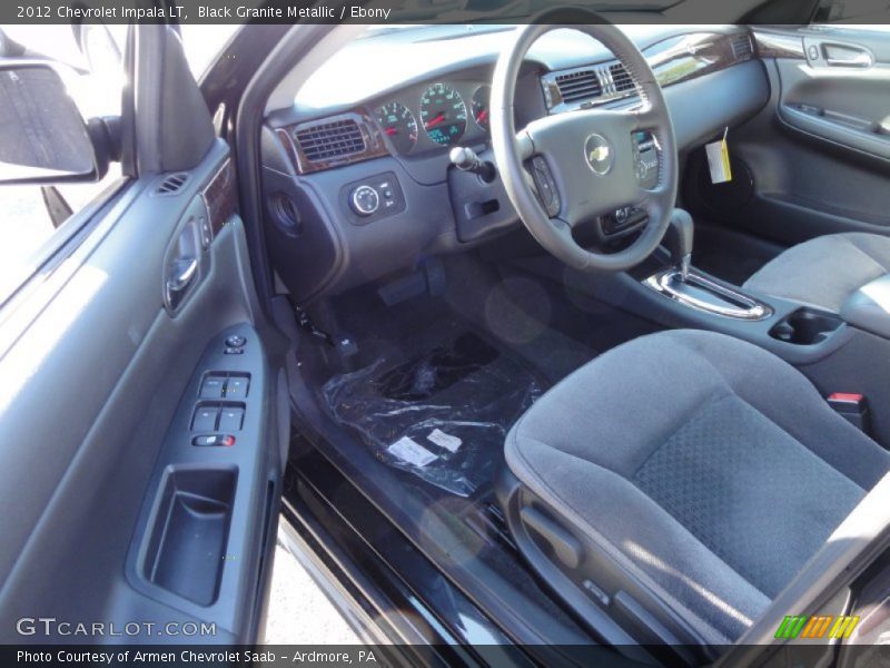 Black Granite Metallic / Ebony 2012 Chevrolet Impala LT
