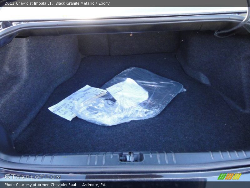 Black Granite Metallic / Ebony 2012 Chevrolet Impala LT