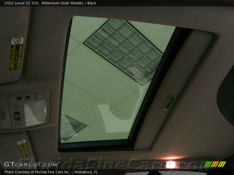 Millennium Silver Metallic / Black 2002 Lexus GS 300