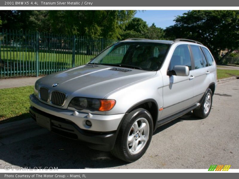 Titanium Silver Metallic / Grey 2001 BMW X5 4.4i