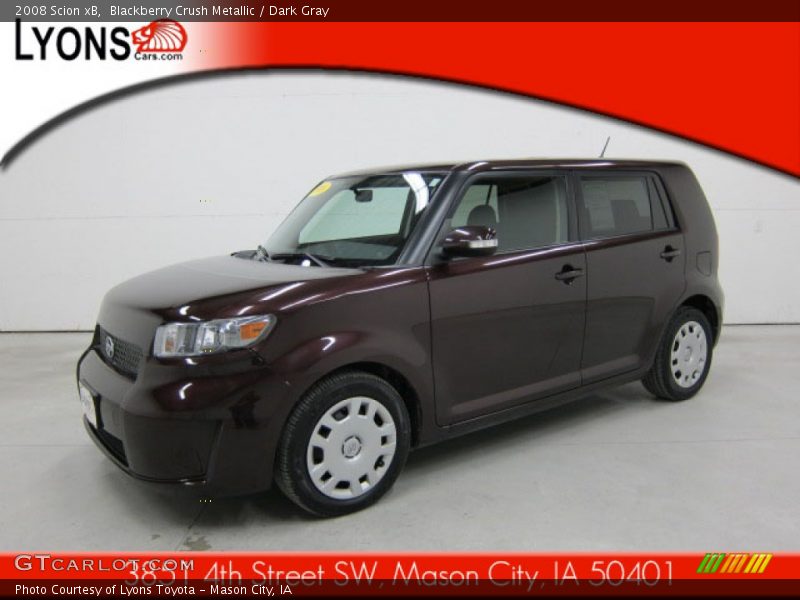 Blackberry Crush Metallic / Dark Gray 2008 Scion xB