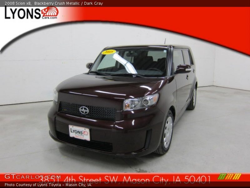 Blackberry Crush Metallic / Dark Gray 2008 Scion xB