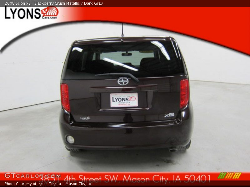 Blackberry Crush Metallic / Dark Gray 2008 Scion xB