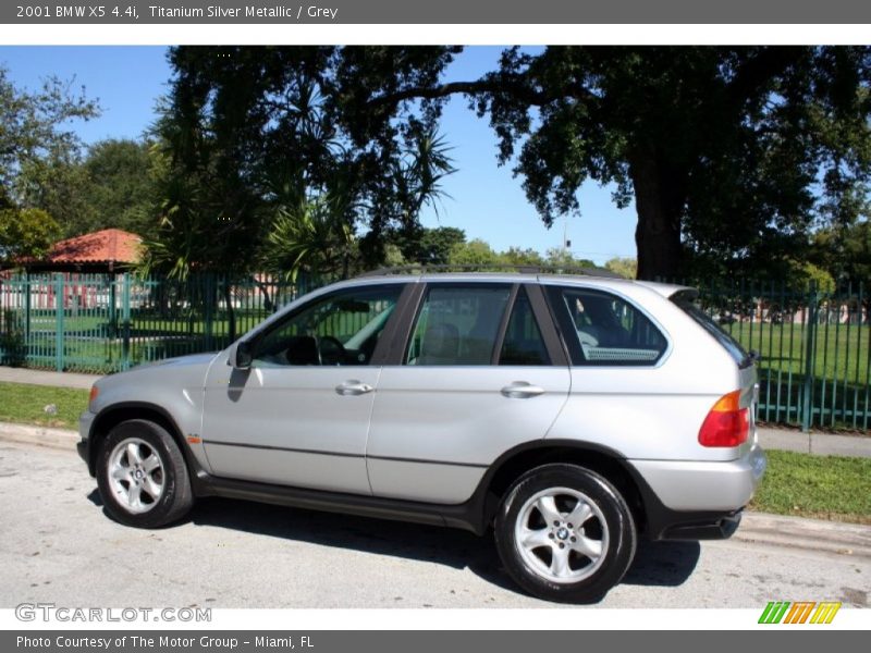 Titanium Silver Metallic / Grey 2001 BMW X5 4.4i