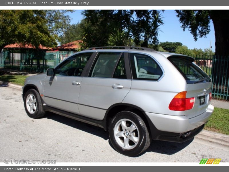 Titanium Silver Metallic / Grey 2001 BMW X5 4.4i