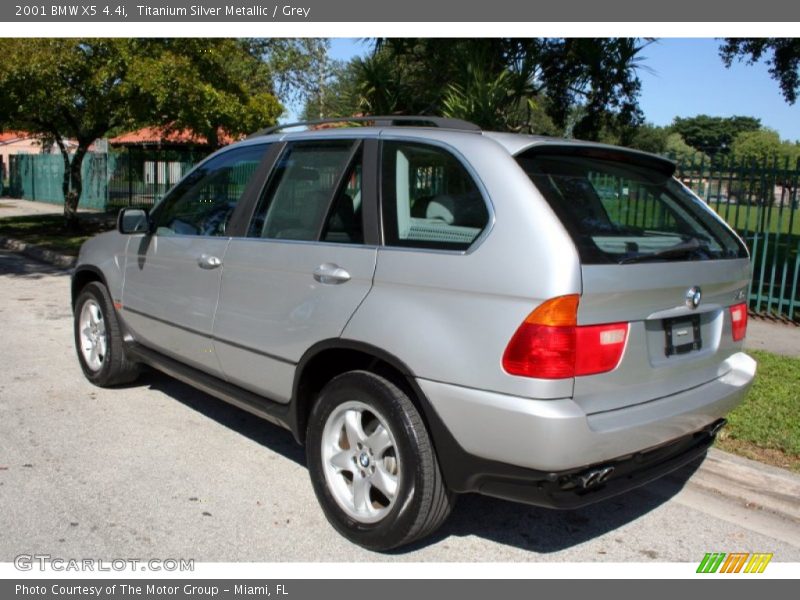 Titanium Silver Metallic / Grey 2001 BMW X5 4.4i